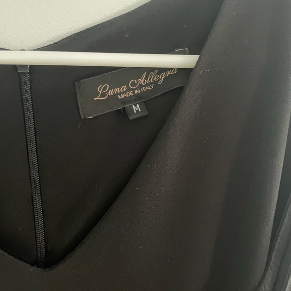 Cropped length jumpsuit with knot col black size M - Picture 2 of 5